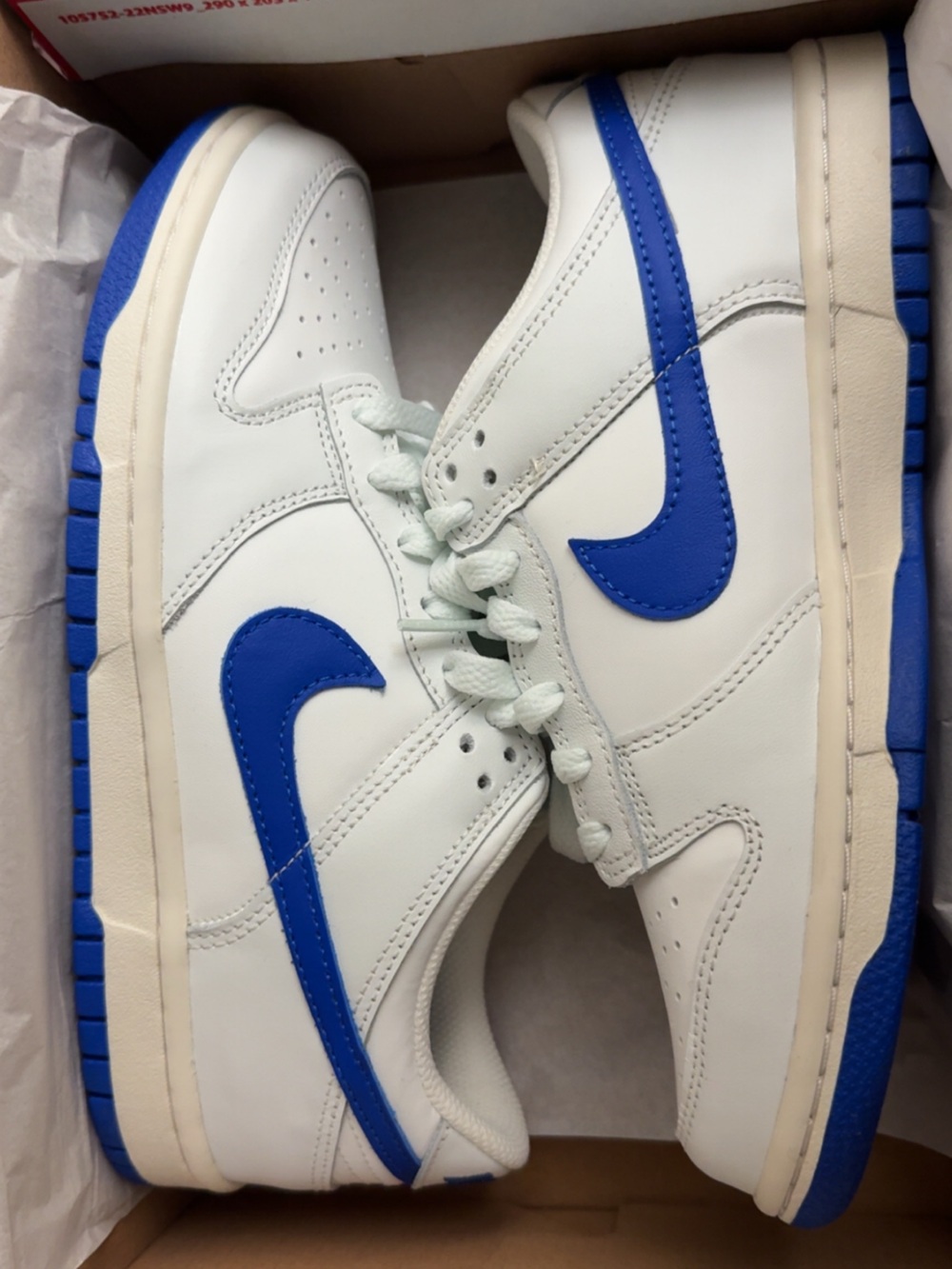 Nike Men’s Low-Top Sneakers - White / Blue